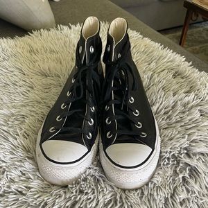 Leather Platform Converse
